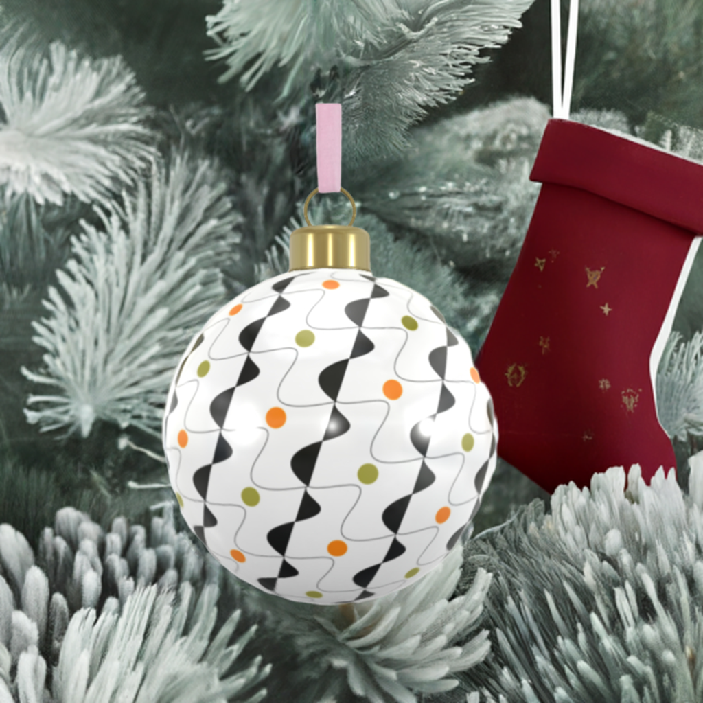 Unique Abstract Bone China Bauble