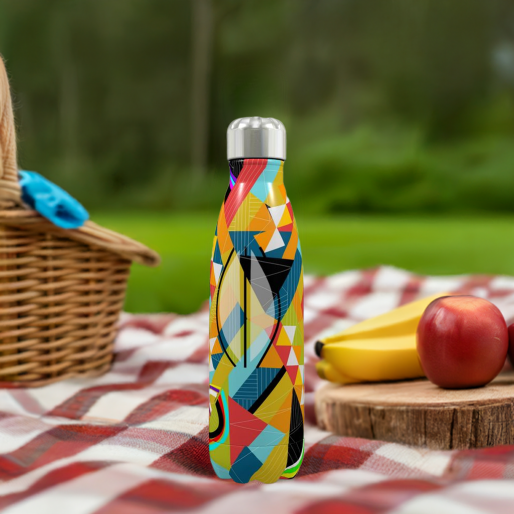 Stainless Steel Thermal Bottle With a Colourful Unique Design