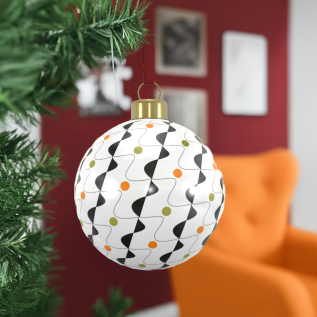 Unique Abstract Bone China Bauble
