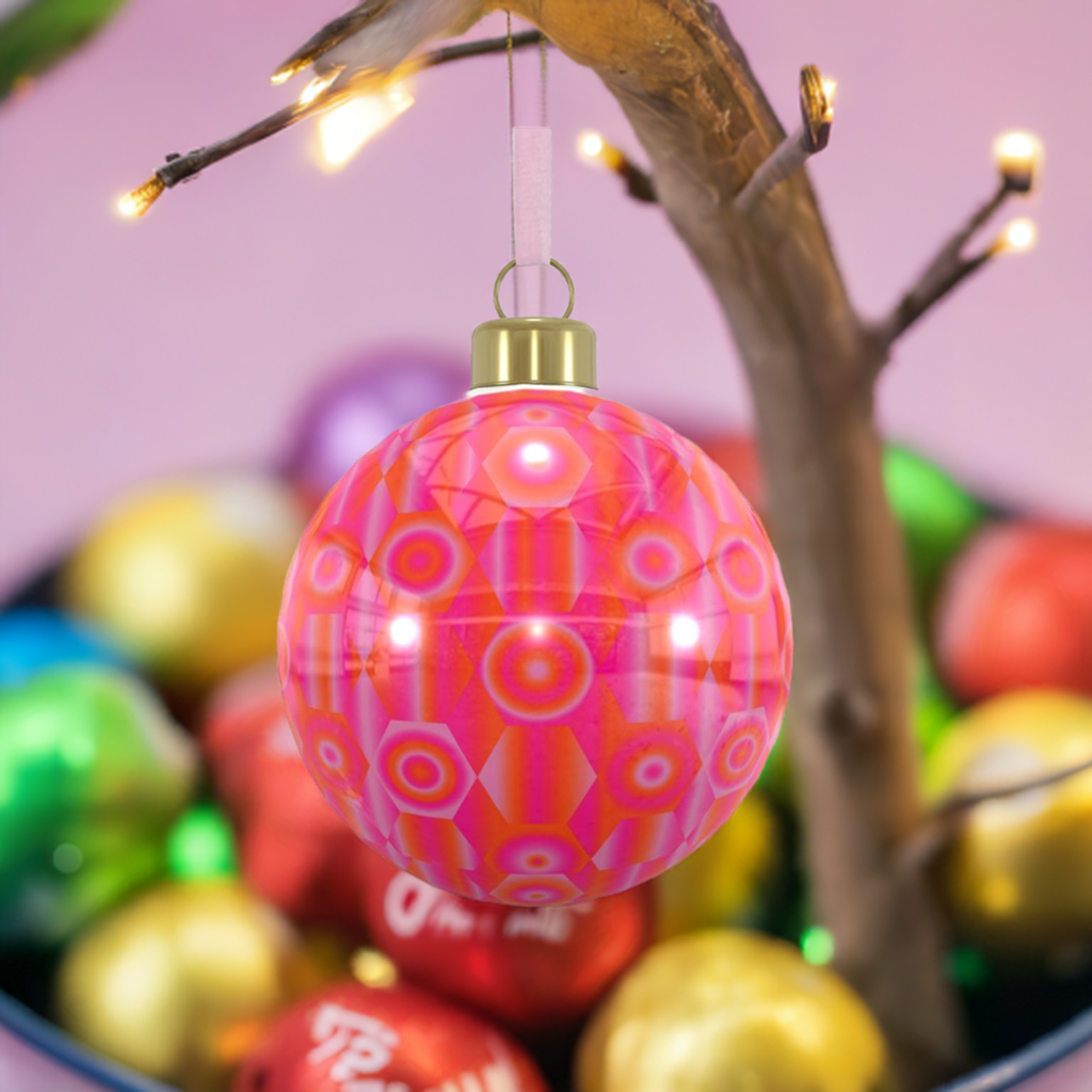 Unique Abstract Bone China Bauble