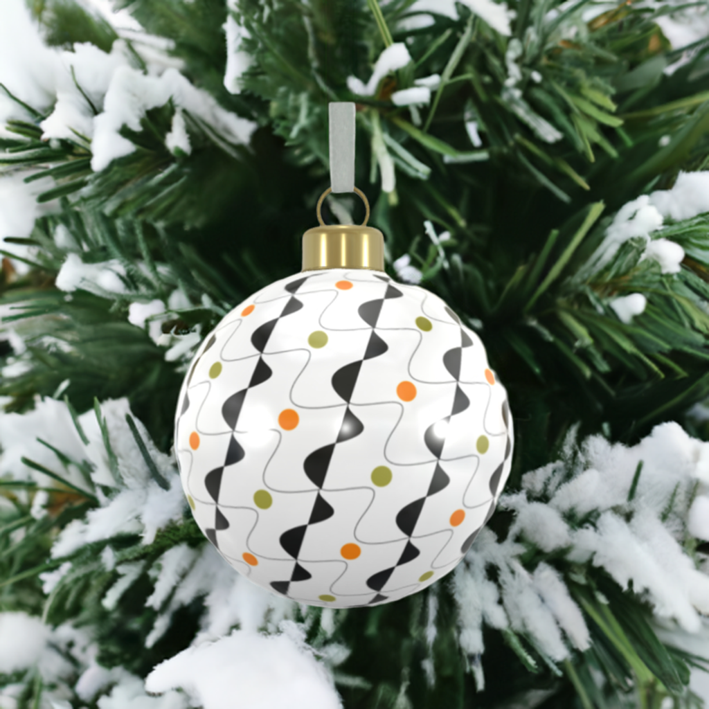 Unique Abstract Bone China Bauble