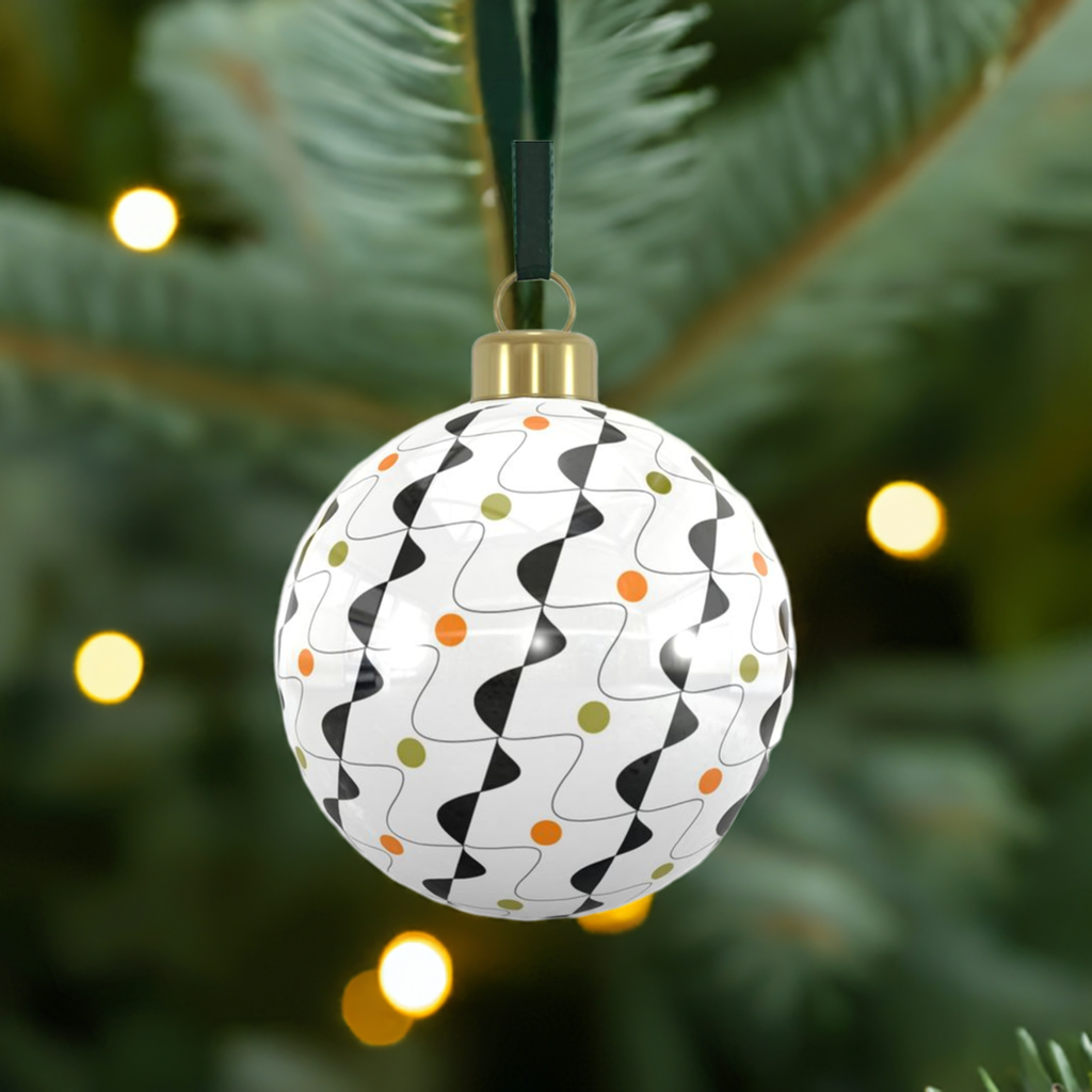 Unique Abstract Bone China Bauble