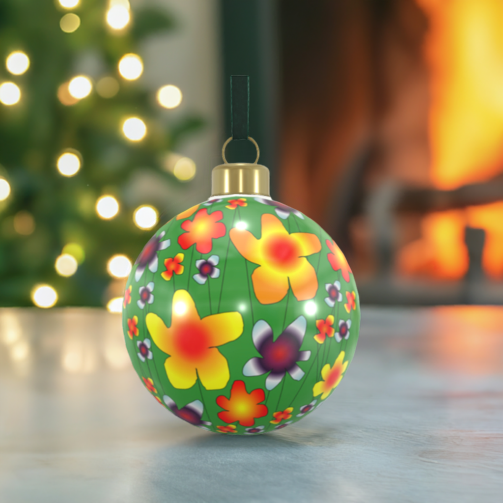 Unique Abstract Bone China Bauble