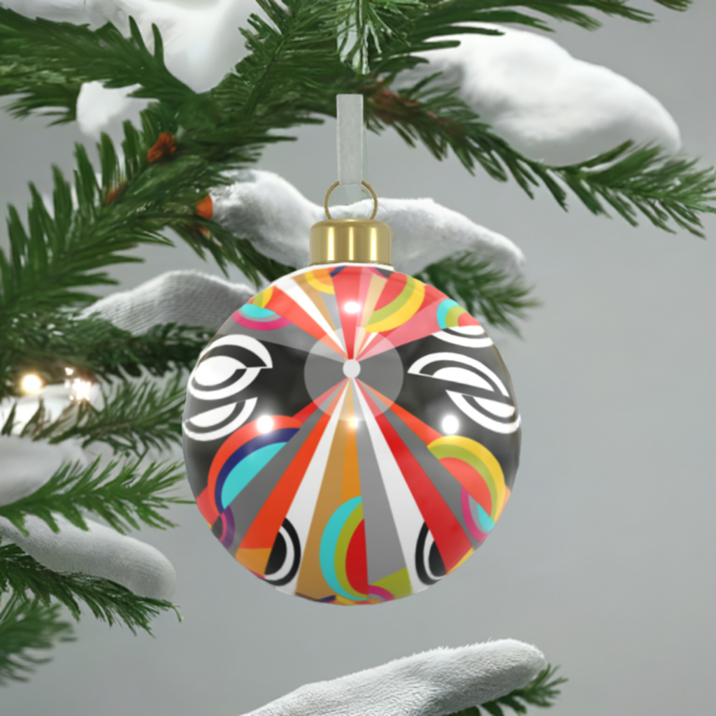 Unique Abstract Bone China Bauble