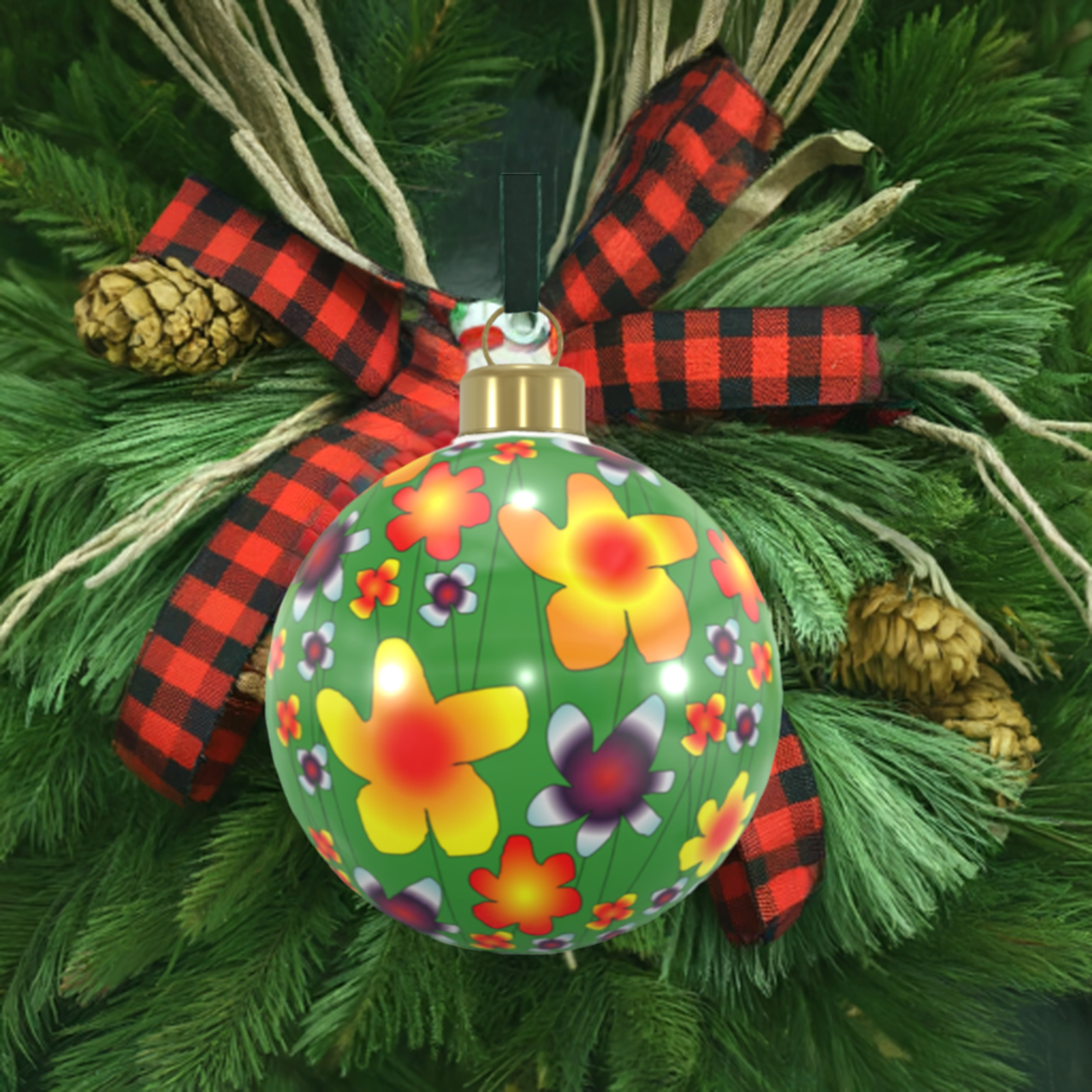 Unique Abstract Bone China Bauble