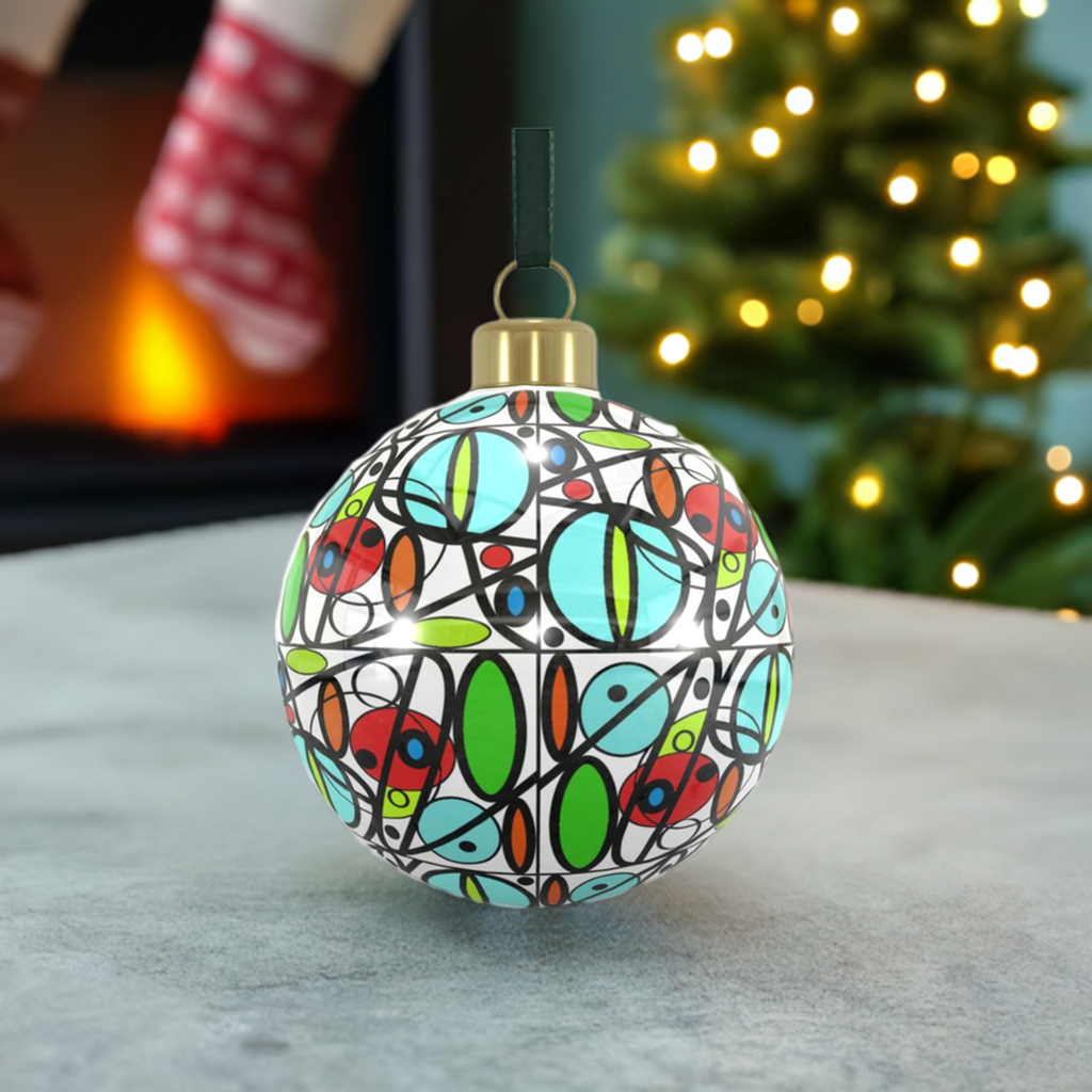 Unique Abstract Bone China Bauble