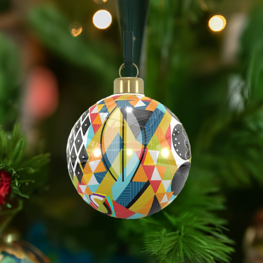 Unique Abstract Bone China Bauble