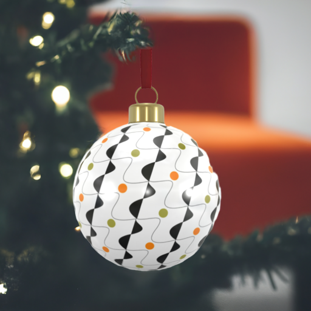 Unique Abstract Bone China Bauble