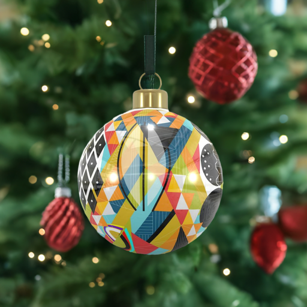 Unique Abstract Bone China Bauble