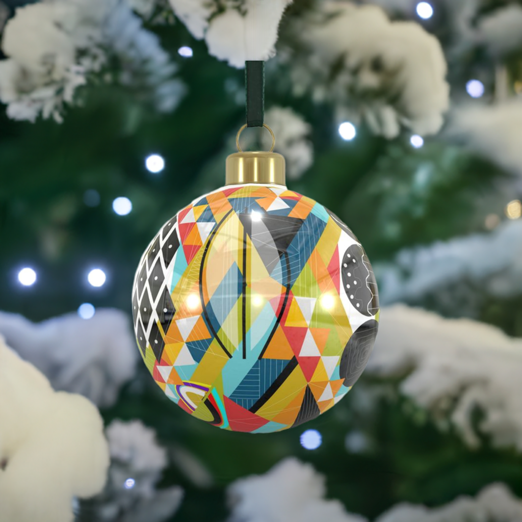 Unique Abstract Bone China Bauble