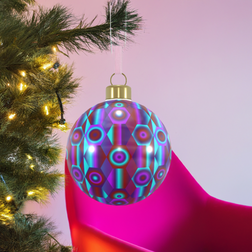 Unique Abstract Bone China Bauble