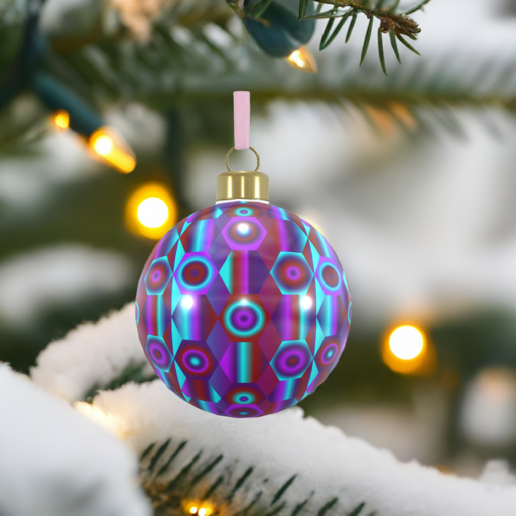 Unique Abstract Bone China Bauble