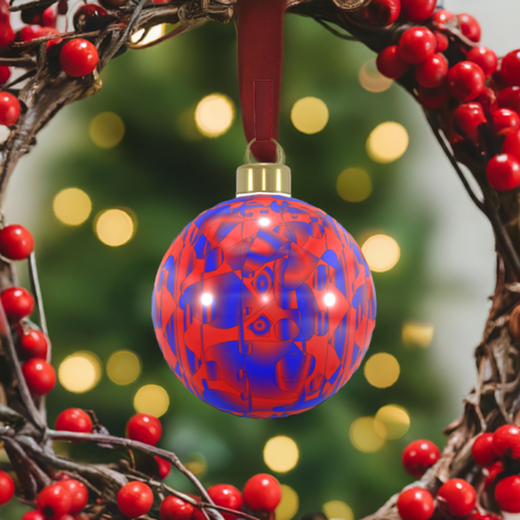 Unique Abstract Bone China Bauble