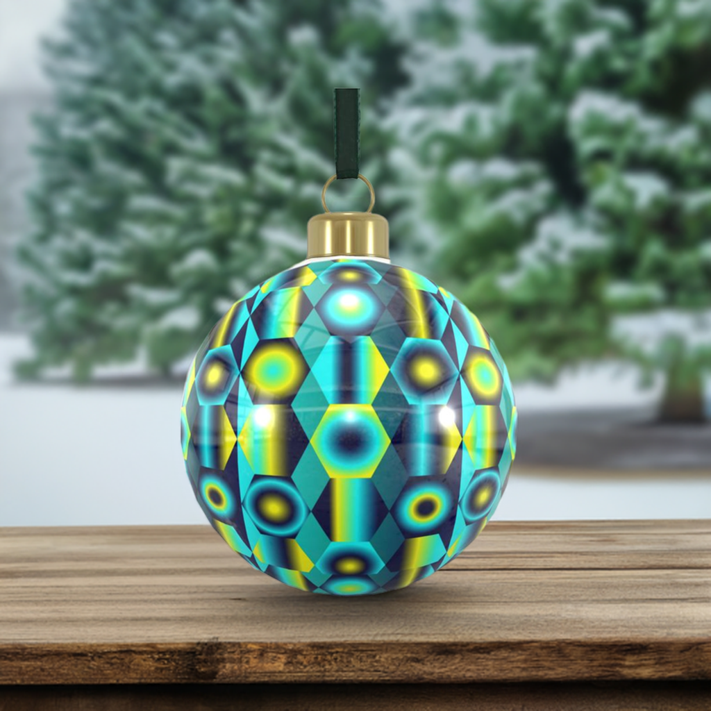 Unique Abstract Bone China Bauble