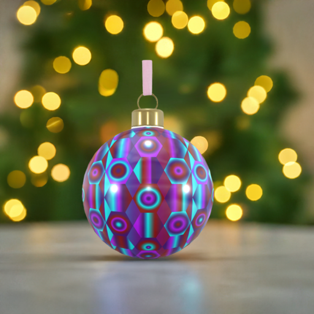 Unique Abstract Bone China Bauble