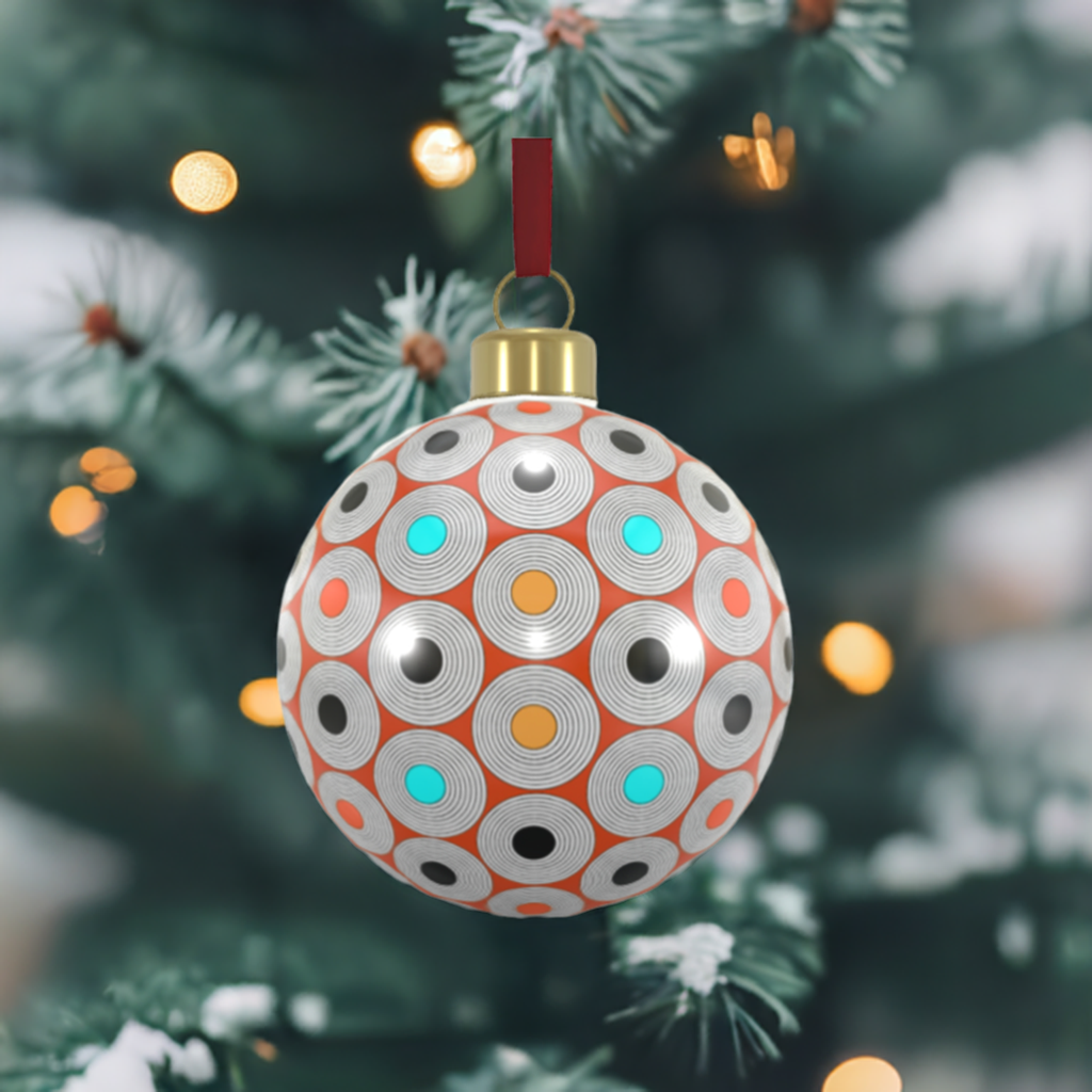 Unique Abstract Bone China Bauble