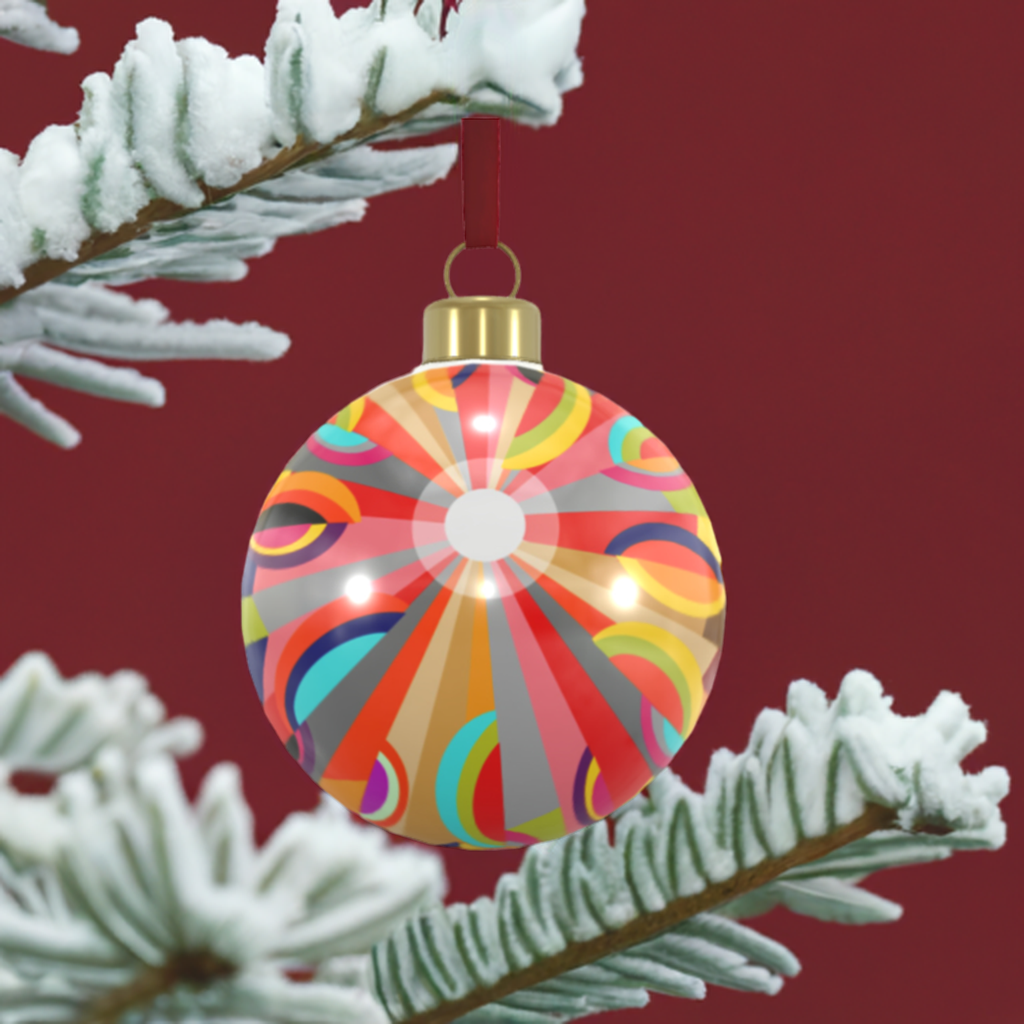 Unique Abstract Bone China Bauble