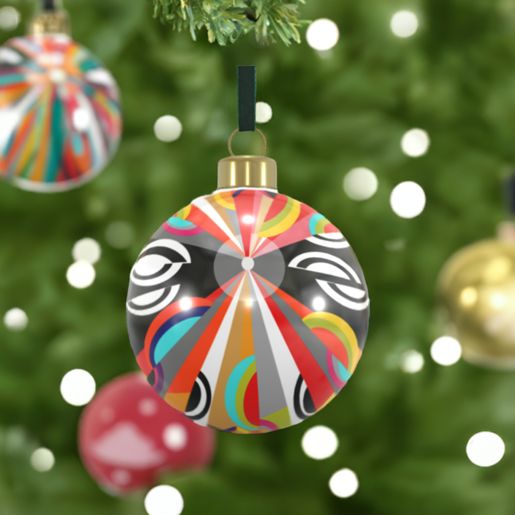 Unique Abstract Bone China Bauble
