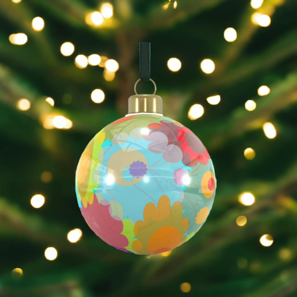 Unique Abstract Bone China Bauble
