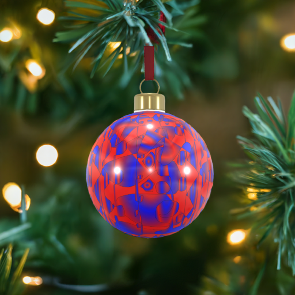 Unique Abstract Bone China Bauble