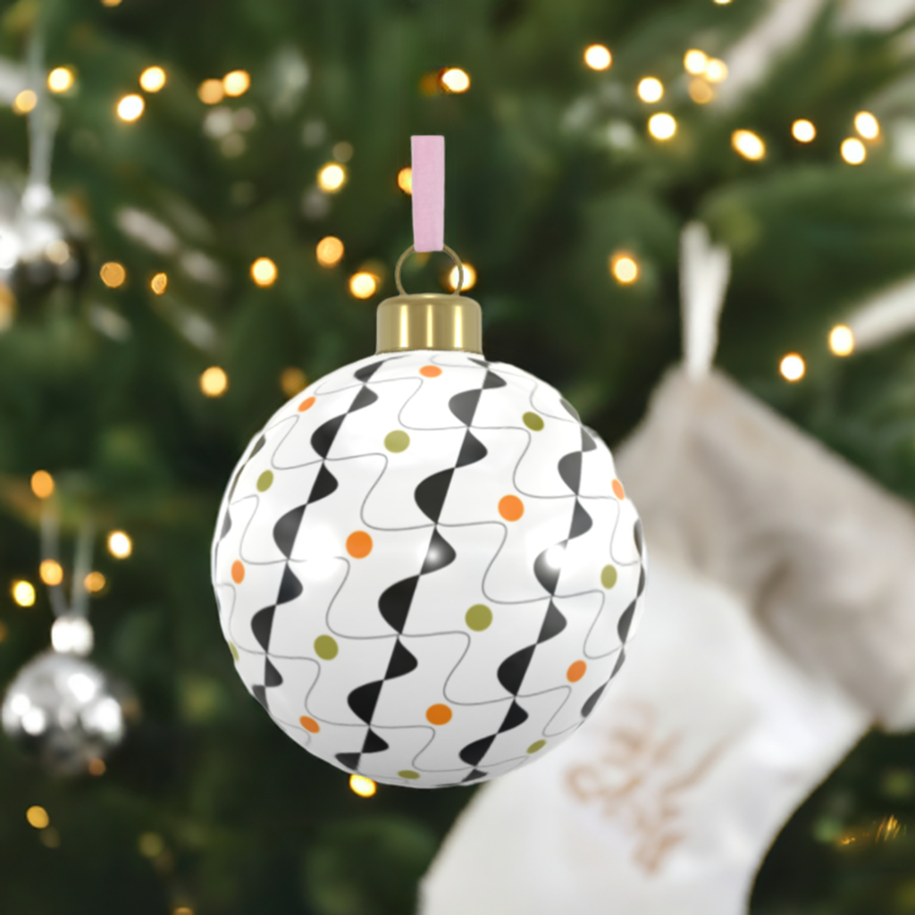 Unique Abstract Bone China Bauble