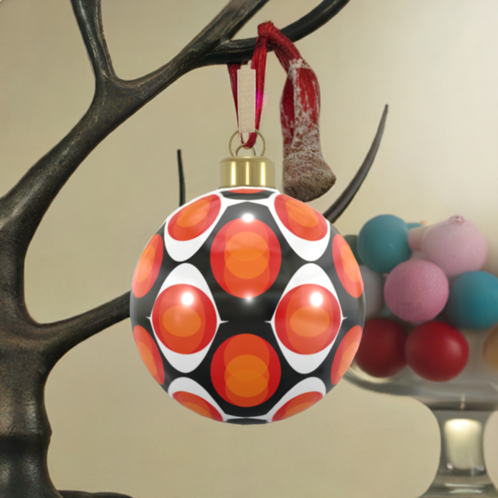 Unique Abstract Bone China Bauble