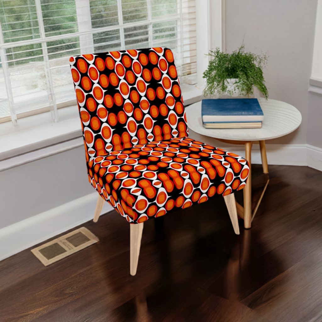 Occasional Chair with a Retro Design