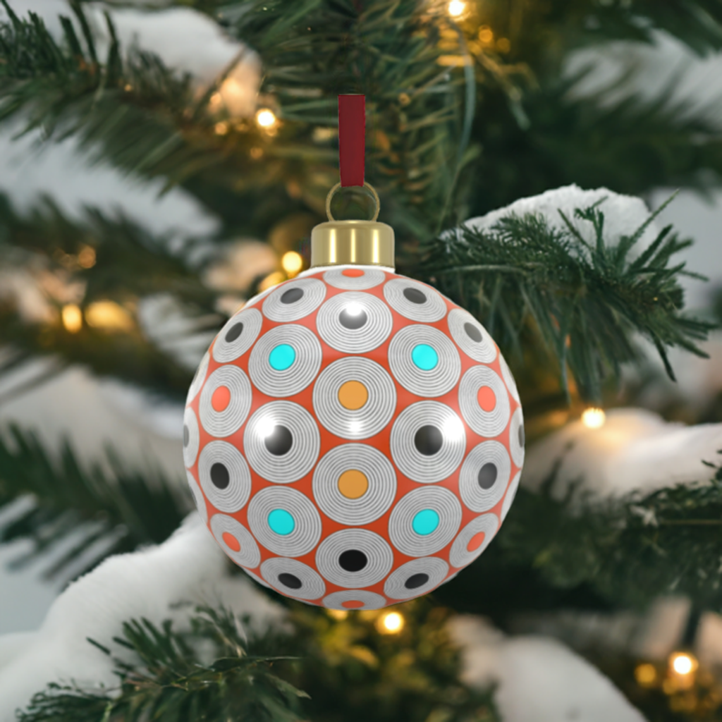 Unique Abstract Bone China Bauble