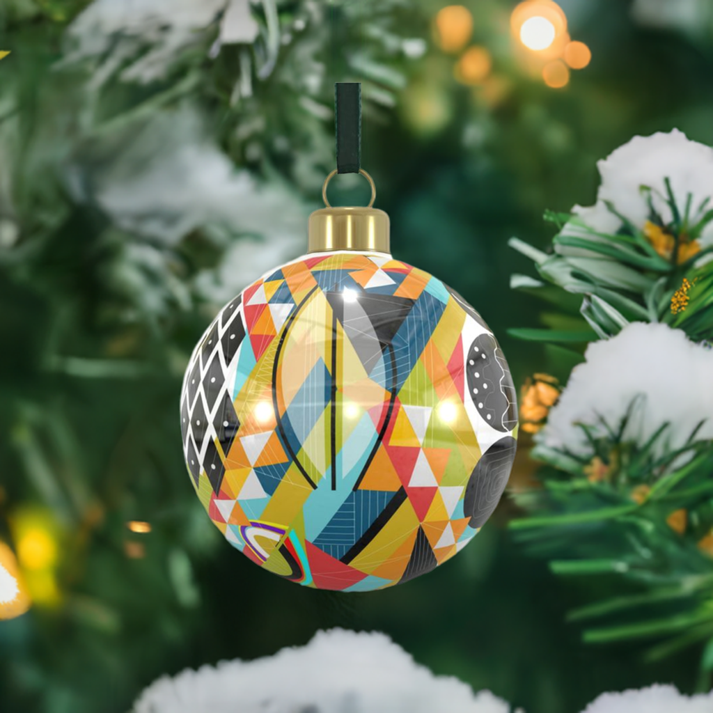 Unique Abstract Bone China Bauble