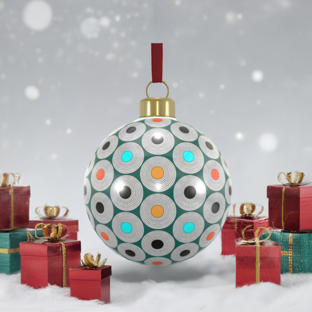 Unique Abstract Bone China Bauble
