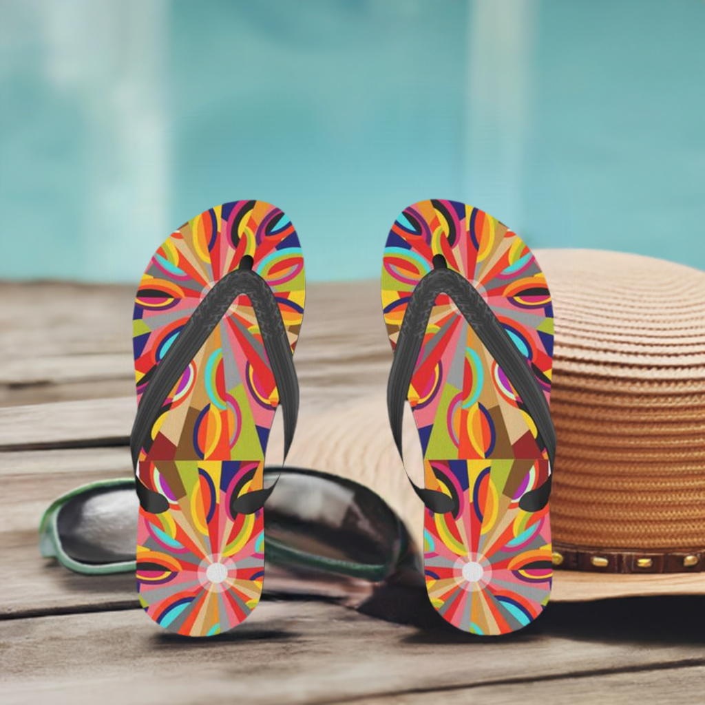 Funky flip flops discount