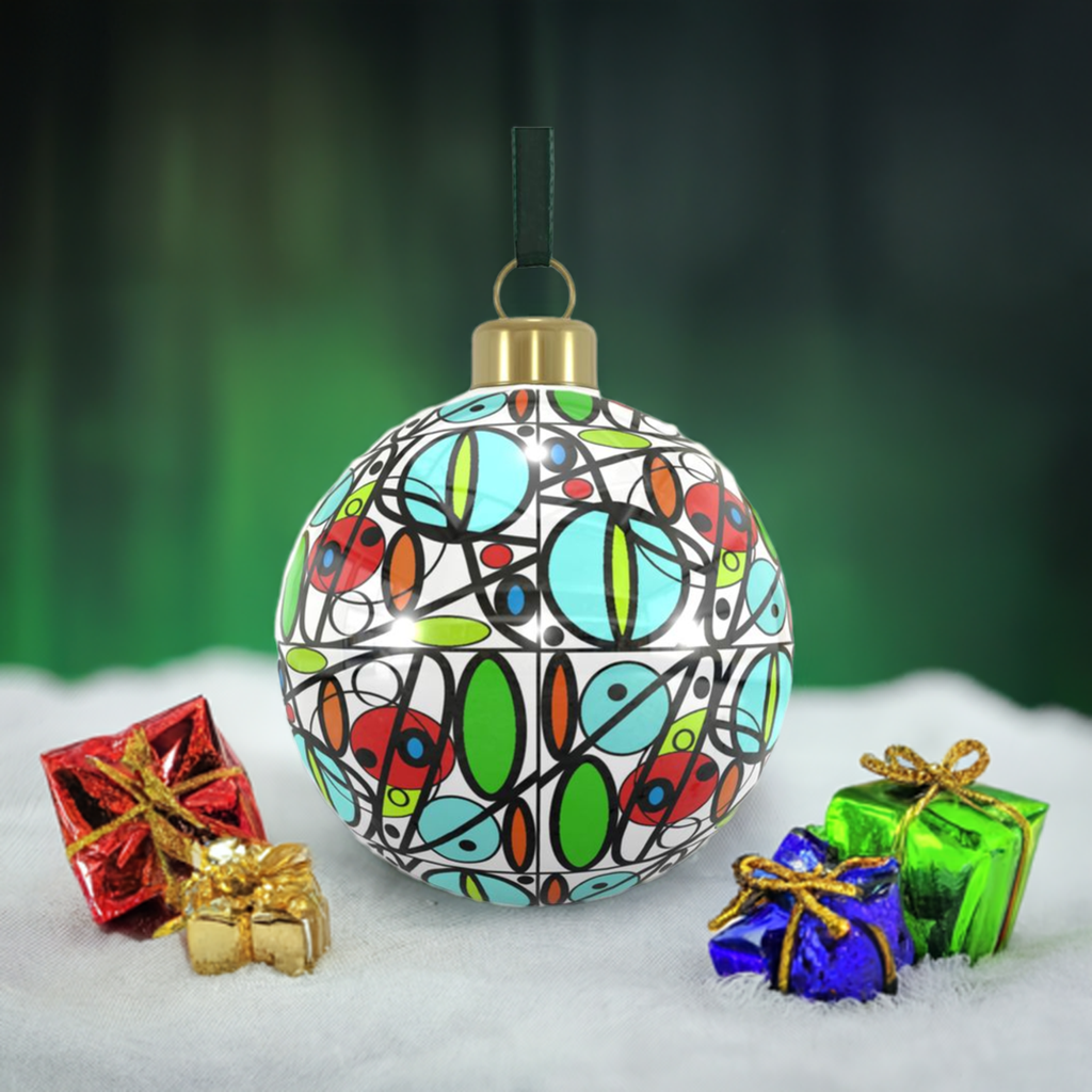 Unique Abstract Bone China Bauble