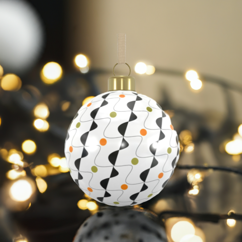 Unique Abstract Bone China Bauble
