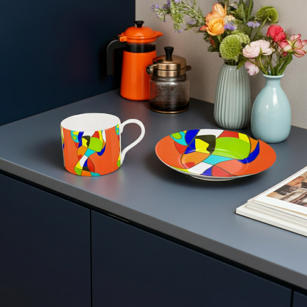 Bone China Cup & Saucer